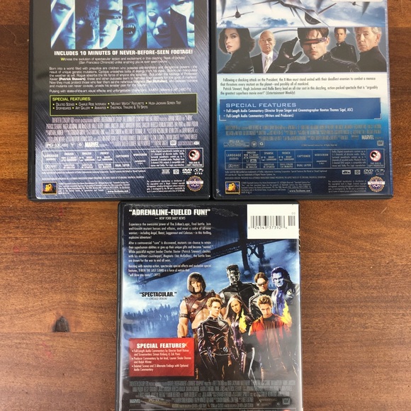 X-Men Trilogy DVD Set X-Men X2 X-Men United X3 The Last Stand All 3 Movies Box - Picture 6 of 10